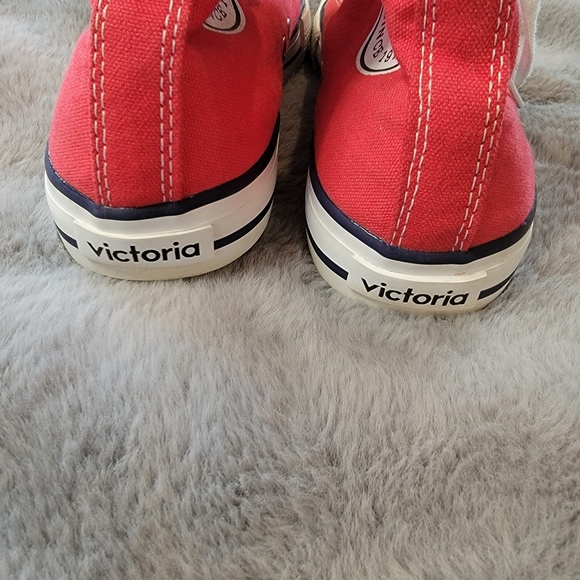 Victoria Vintage Skate Sneakers Size 36 Red/Navy Women's 6- 6.5 - Picture 9 of 16